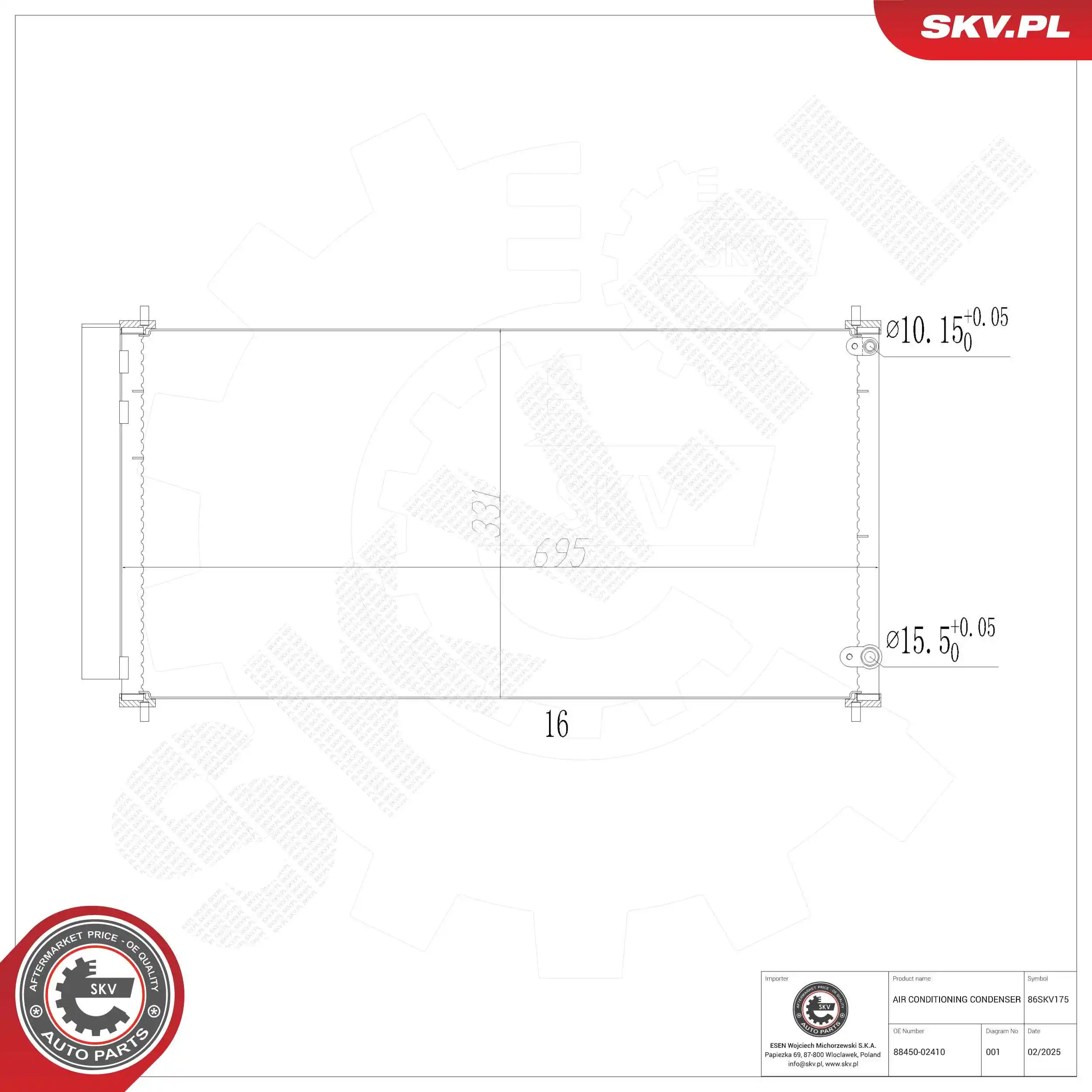 Condenser, air conditioning